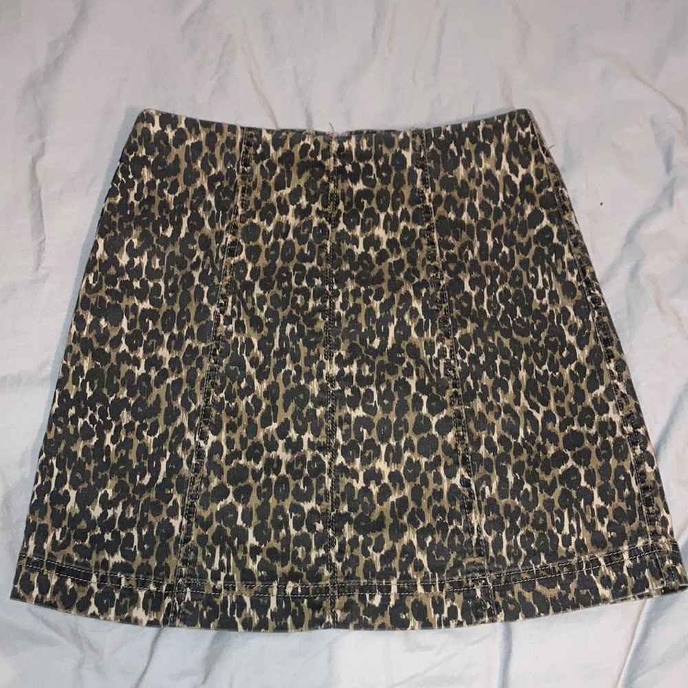 Cheetah Print Skirt